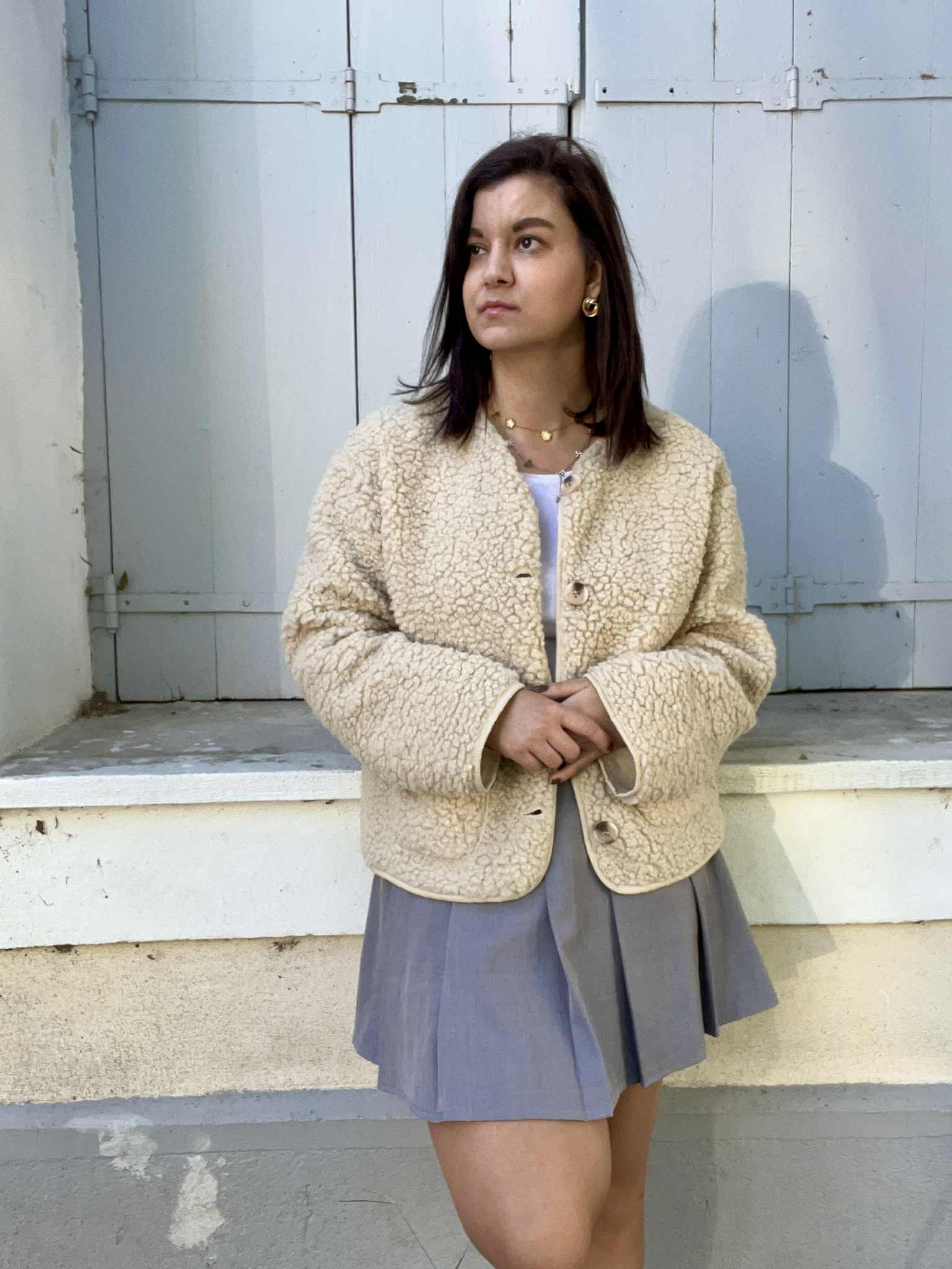 Veste moumoute MARINE