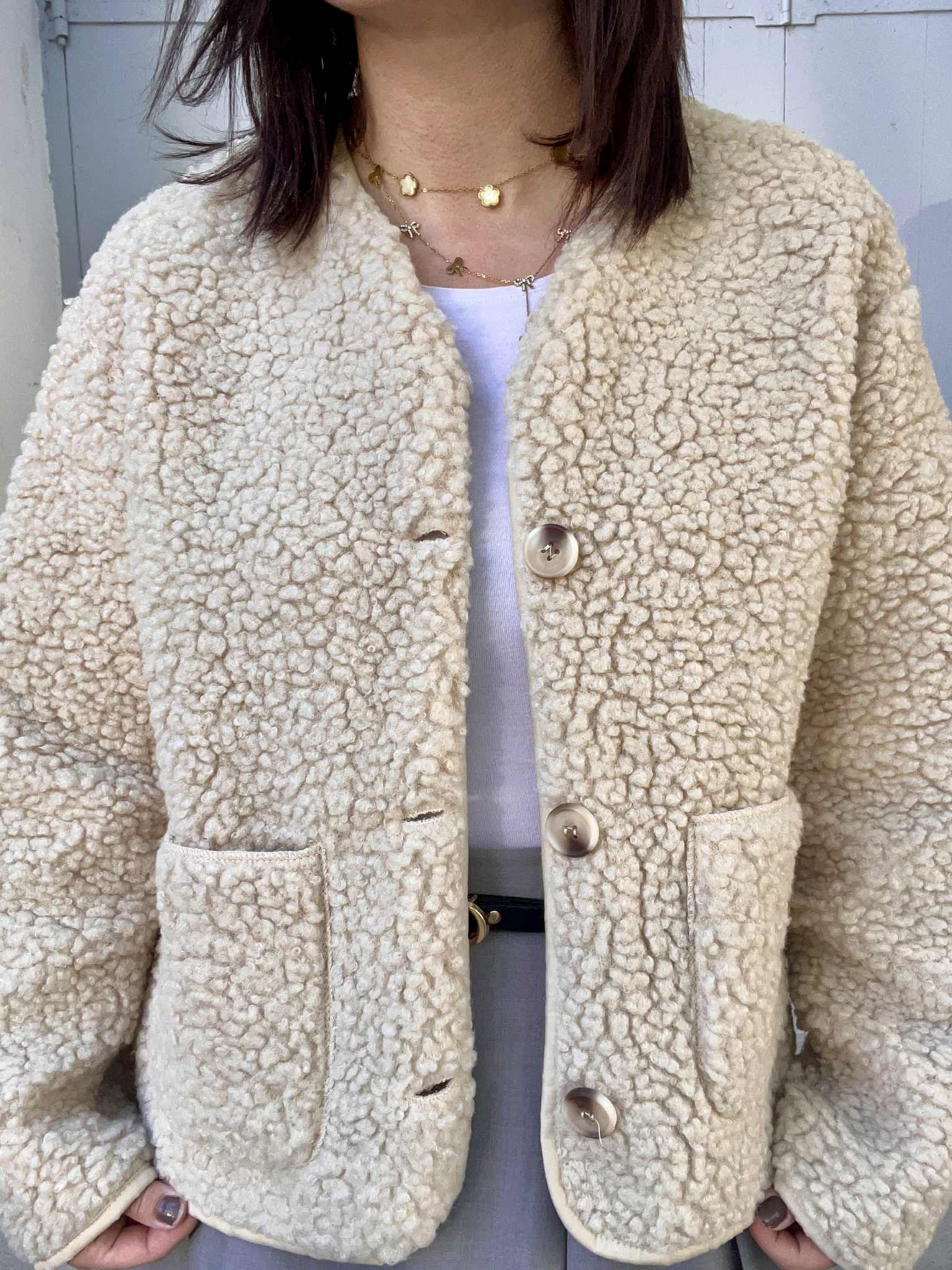 Veste moumoute MARINE